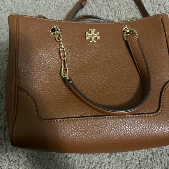 Tory Burch Brown Leather Tote Bag - Picture 3 of 7